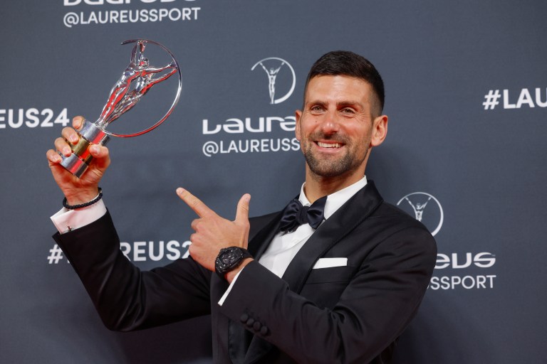¡Nole, el número uno! Djokovic, escogido mejor deportista del año en los Premios Laureus