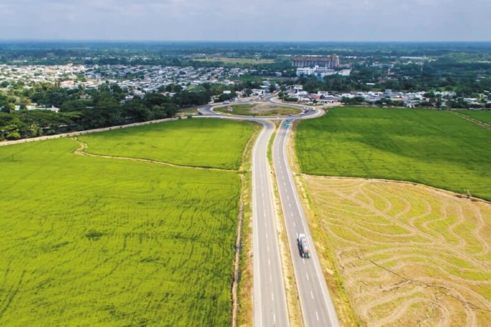 Circunvalar hacia Montería en la vía Córdoba-Sucre. / Cortesía - Autopistas de la Sabana