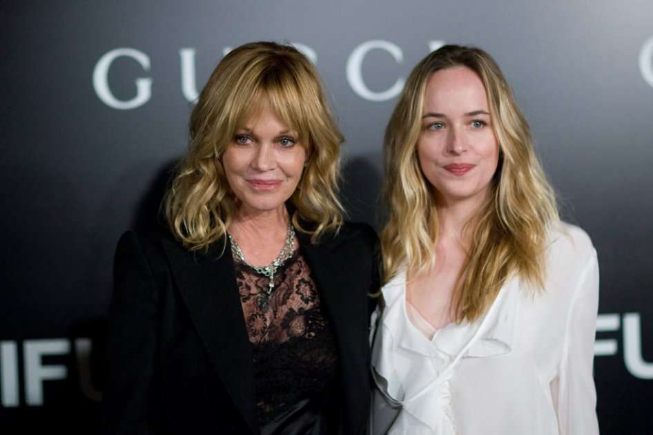 La actriz Melanie Griffith y su hija Dakota Johnson.