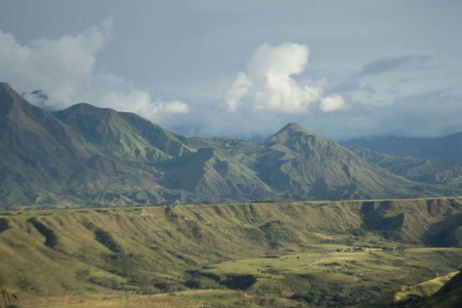 El sector de Esmeraldas con el Cerro la Campana al fondo. / Foto: Cortesía