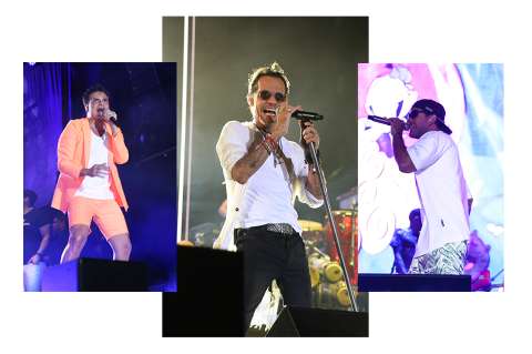 Nodal, Marc, Feid y Silvestre pusieron a cantar y a bailar a toda Barranquilla.