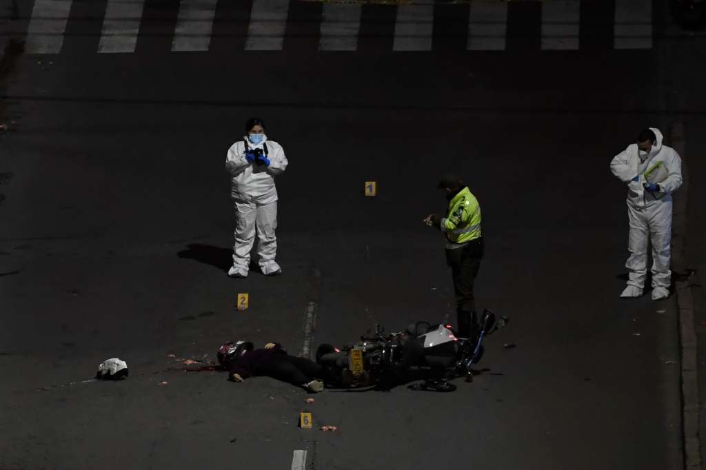 Levantamiento de un cuerpo, causado por un siniestro vial.