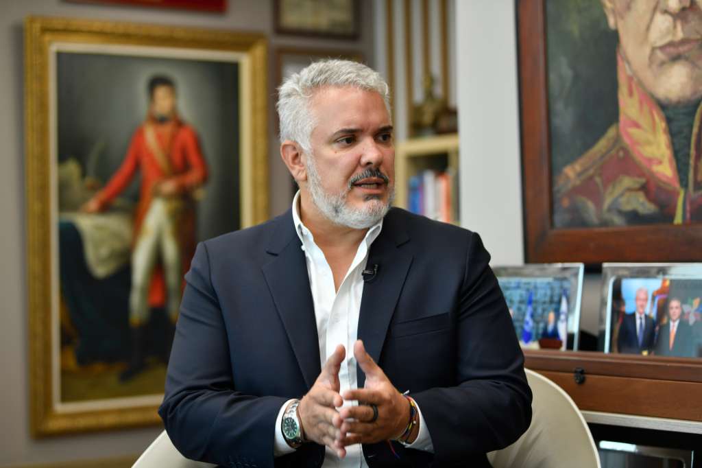 Expresidente de Colombia durante entrevista