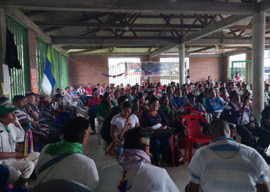 Los 14 pueblos indígenas se declararon en asamblea permanente hasta que sus exigencias sean escuchadas. / Cortesía