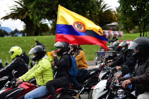 Bogotá se alista para multitudinaria movilización de conductores sin precedentes