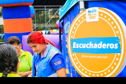 Escuchaderos, aliados de la salud mental de los habitantes de Medellín