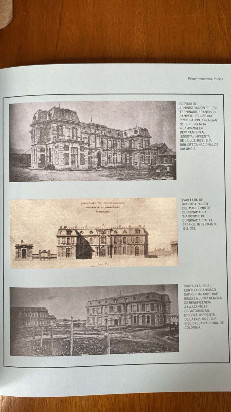Proyecciones de los edificios en los predios de la Hortúa.