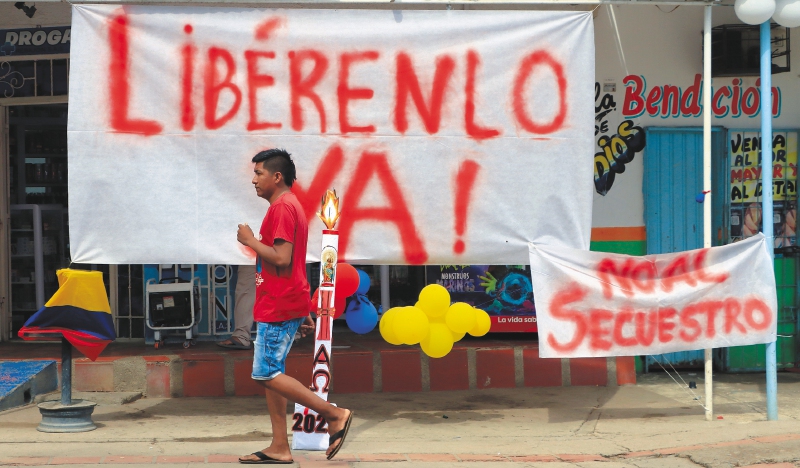 Familiares de Luis Manuel Díaz pidieron la libertad y rechazaron el secuestro.