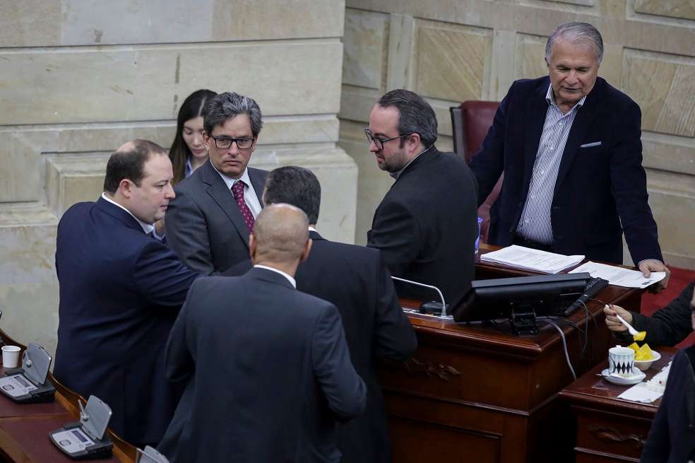 El ministro de Hacienda, Alberto Carrasquilla, durante el primer debate de la Ley de Financiamiento / Ministerio de Hacienda y Crédito Público/vía Flickr