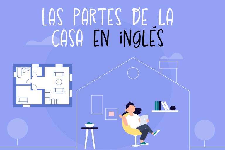 ¿Cómo se dice cama, habitación, cocina y otras partes de la casa en inglés?