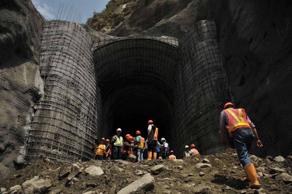 Construcción de esta represa, ubicada en el municipio de Ituango, Antioquia.
