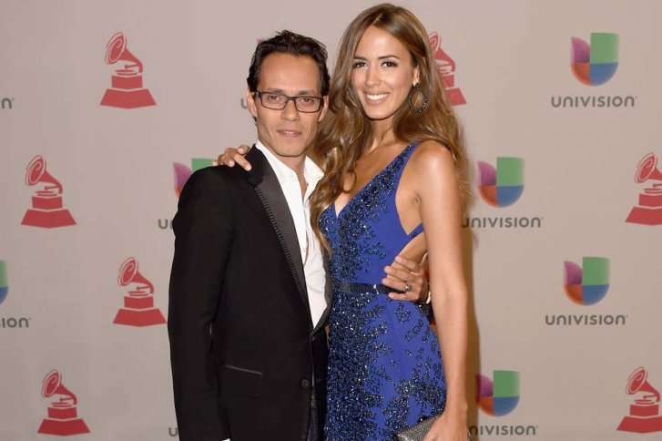 Marc Anthony y Shannon de Lima. / AFP
