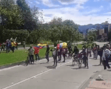 Protestas en la embajada de Estados Unidos y otros puntos en Bogotá