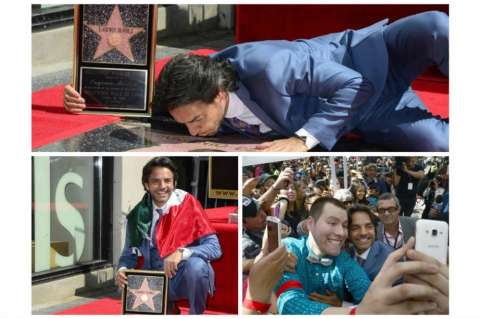 "¡Viva México!": Eugenio Derbez al recibir su estrella en el Paseo de la Fama