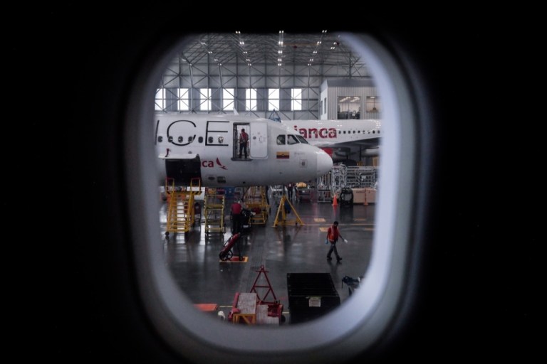 Fotos reconfiguración flota de Avianca