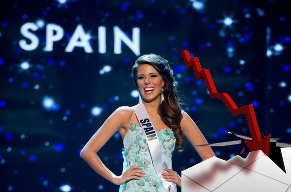 Andrea Huisgen, última señorita España.