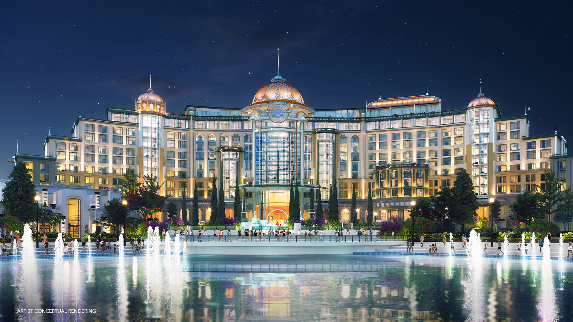 Universal Helios Grand Hotel se inspira en los temas astronómicos y mitológicos de Celestial Park.