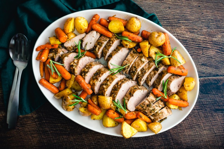 Lomo de cerdo fácil y rápido con miel mostaza