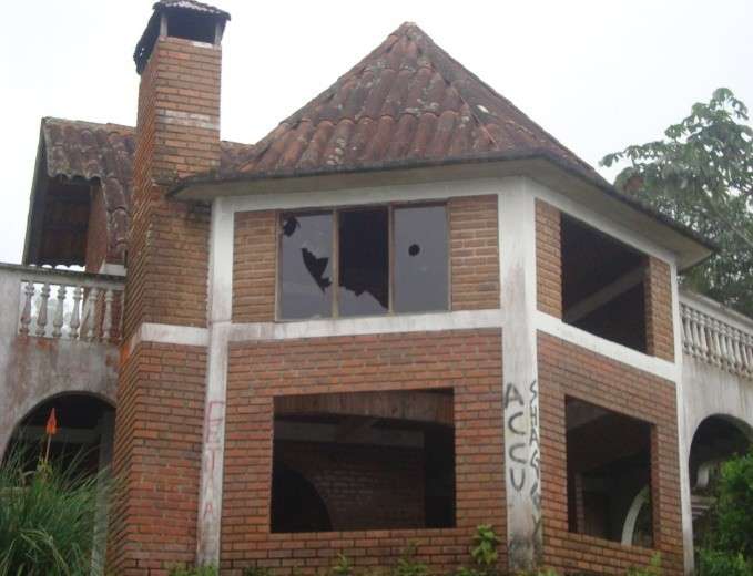 Foto del Chalet de la Muerte, incluida en la sentencia de Justicia y Paz contra el Bloque Calima.