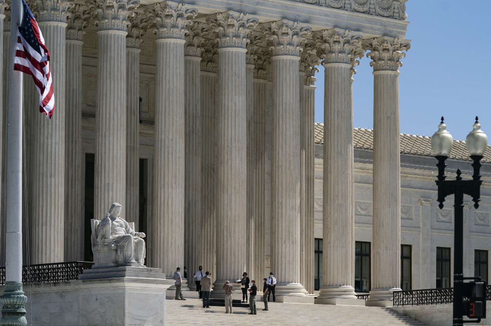 Exterior de la Corte Suprema de Estados Unidos.