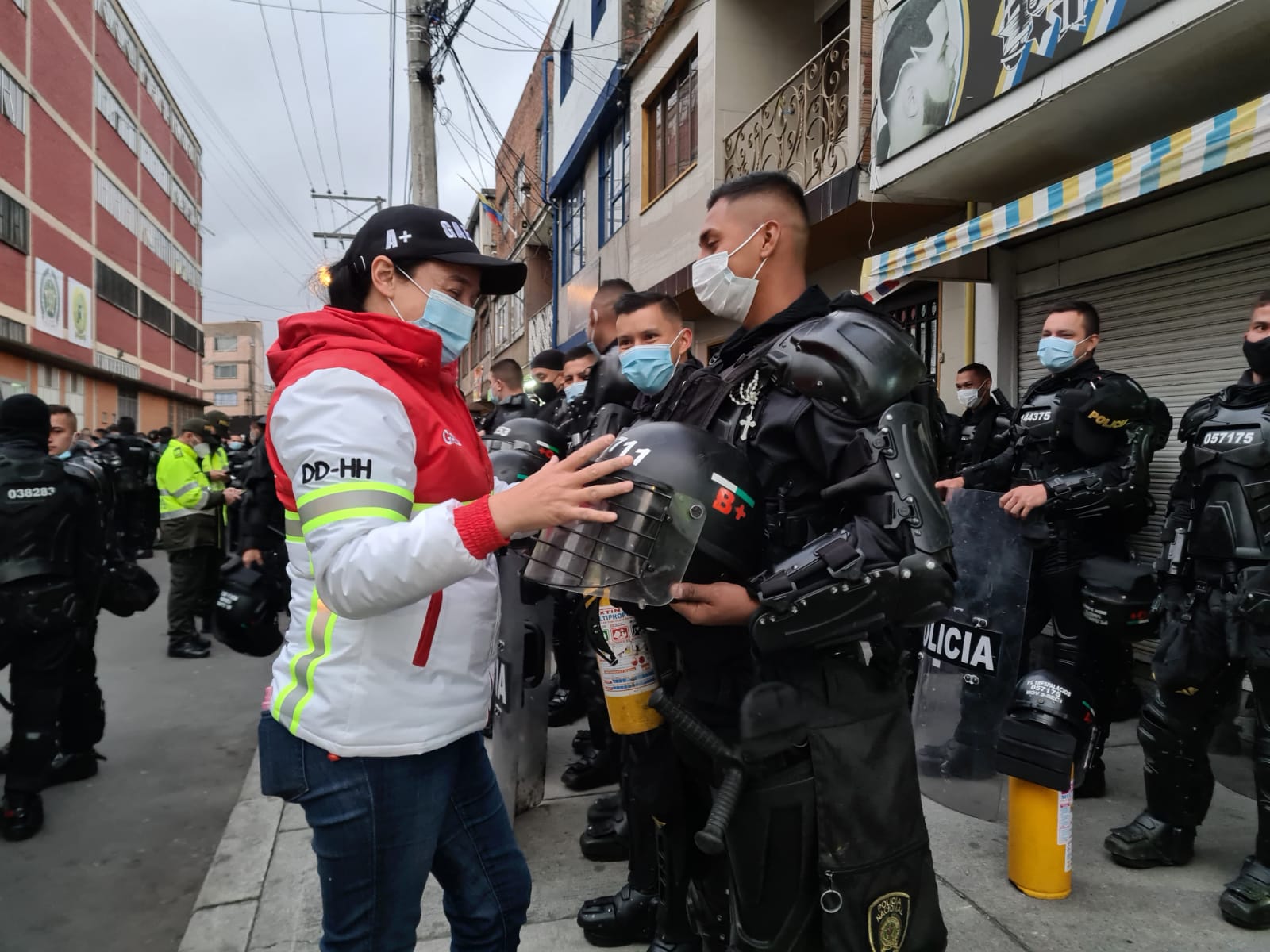 Personería supervisó elementos de Policía y el centro de traslado en Bogotá