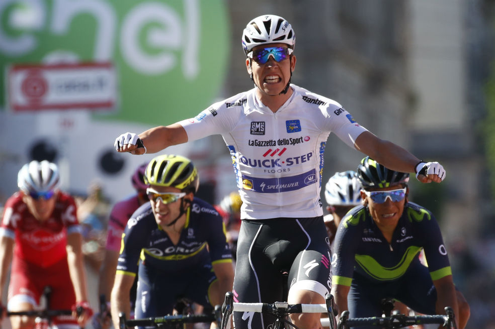Bob Jungels ganó la etapa 15 del Giro. / AFP