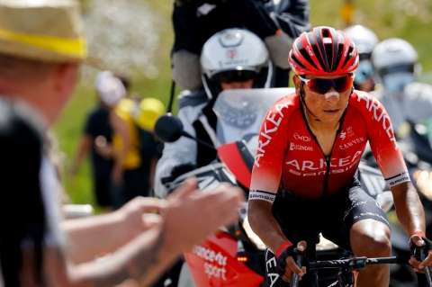 Buen día de Nairo Quintana en la primera etapa del Tour de Luxemburgo
