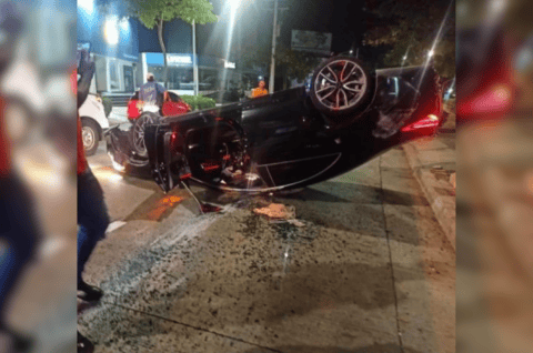 Carro accidentado en Barranquilla pertenece al hijo de Aida Merlano