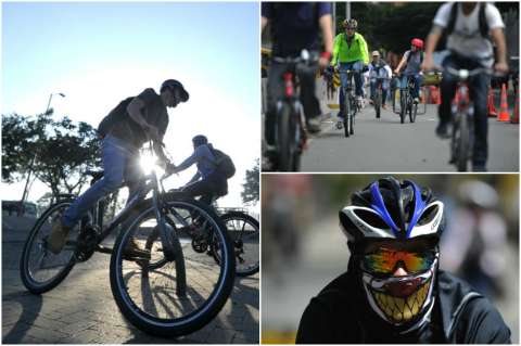 Imágenes: Así se gozan los bogotanos el Día sin carro y sin moto