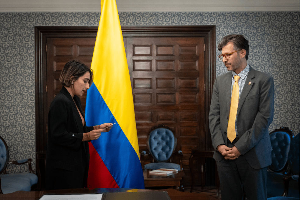 La canciller Laura Sarabia y el vicecanciller Mauricio Jaramillo harán presencia en Ginebra, representando a Colombia, en las sesiones del Consejo de Derechos Humanos de la ONU.