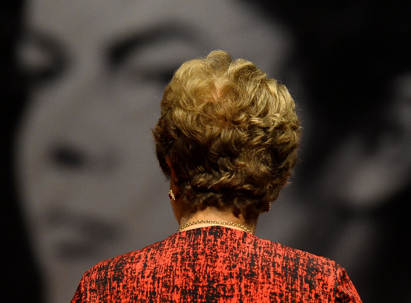 Dilma Rousseff quedó fuera de la presidencia hoy. No podrá ocupar cargos públicos en ocho años. / AFP