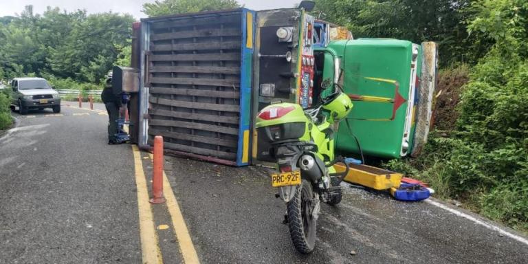 Muere una bebé de 18 meses en accidente de camión en zona rural de Yarumal, Antioquia