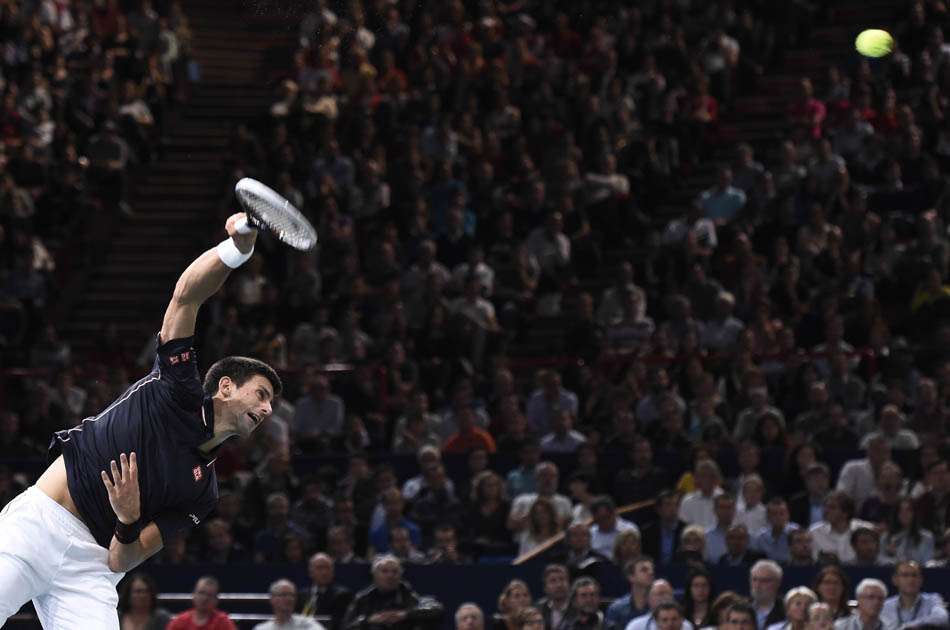 Novak Djokovic, campeón de París-Bercy. Foto: AFP
