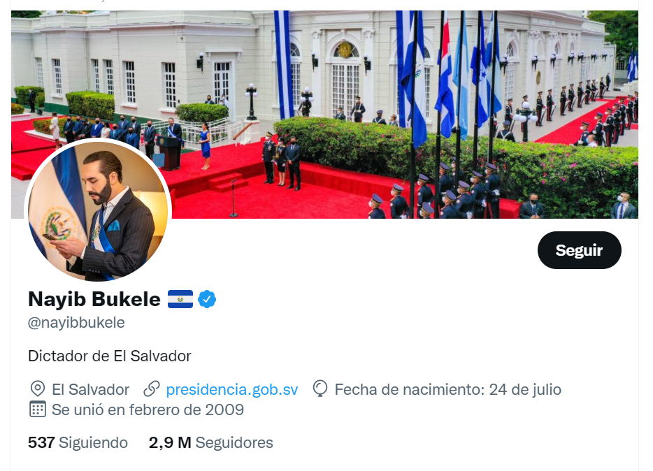 Nayib Bukele El Salvador 2021