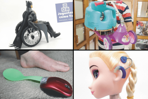 El hombre que inventa juguetes con discapacidad