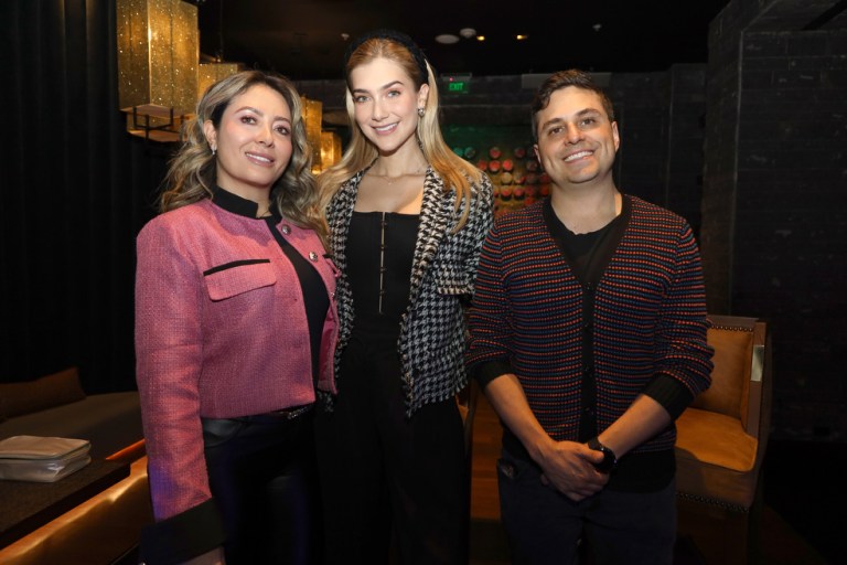 Catalina Jaramillo, María Fernanda Aristizábal y Óscar Sánchez
