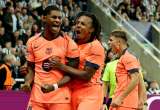 ¡Doblete de Rashford! Barcelona ganó al Newcastle por 1-2: los goles y el resumen
