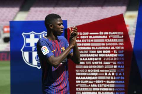 Se filtró el astronómico salario del contrato de Dembelé, la nueva estrella del Barcelona