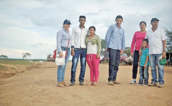 Integrantes de las juntas de acción comunal de las veredas Yarumal y Campo Hermoso. / / Óscar Pérez