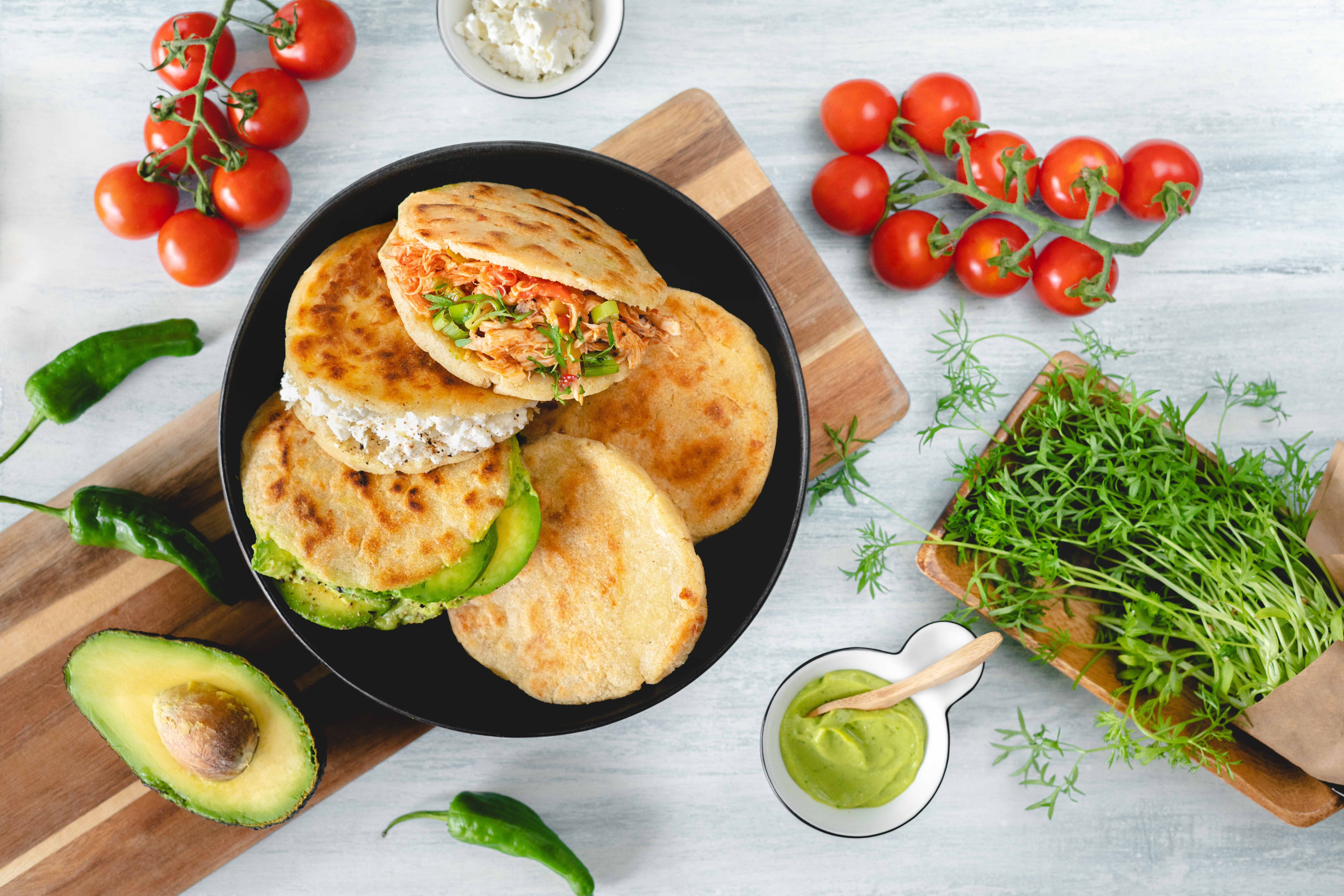 Arepas rellenas