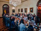 Así fue el primer consejo de ministros de De la Espriella en el Palacio de San Carlos