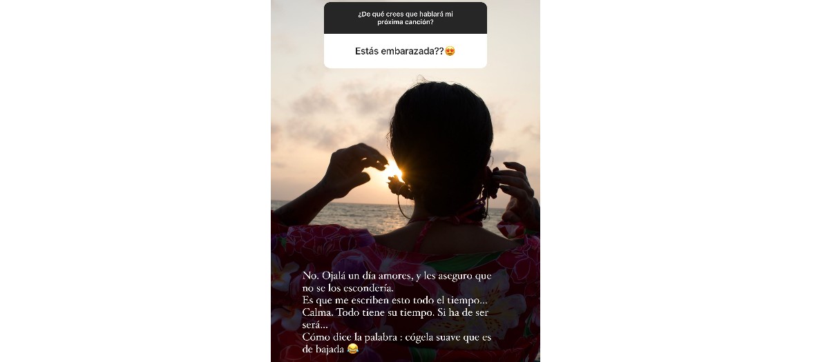 El 29 de marzo, Martina la Peligrosa, hermana de Adriana Lucía, anunció su compromiso con su novio Daniel Caballero. ¿Está embarazada? Esto dijo.
