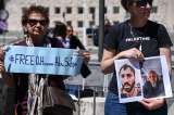 Thiago Ávila y Saif Abu Keshek, los dos activistas pro-Palestina detenidos por Israel