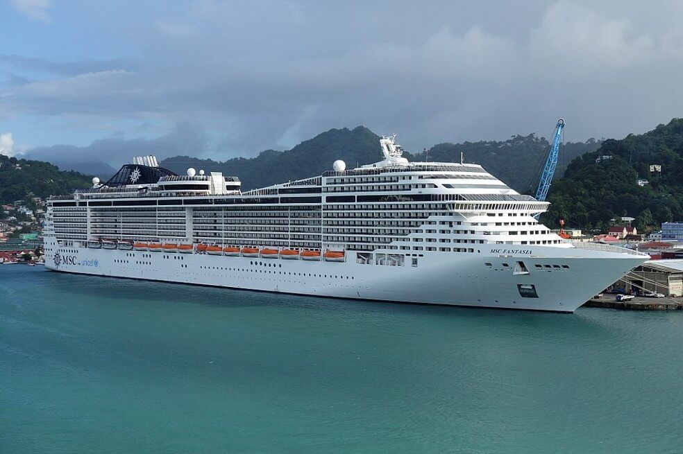 El MSC Fantasía atracado en Lisboa, Portugal. / Wikimedia Commons