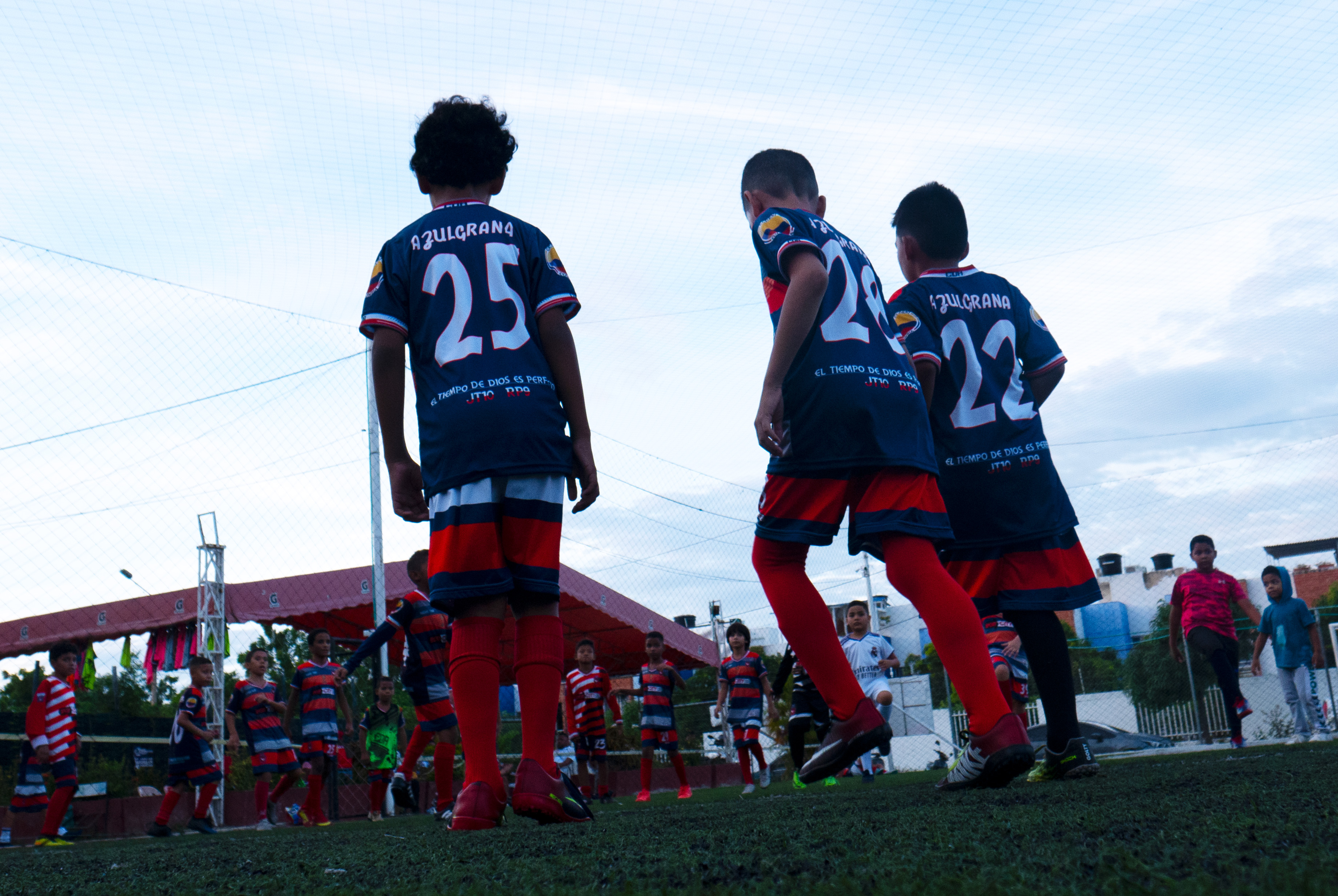 La sub-10 del Club Deportivo Azulgrana en Santa Marta.