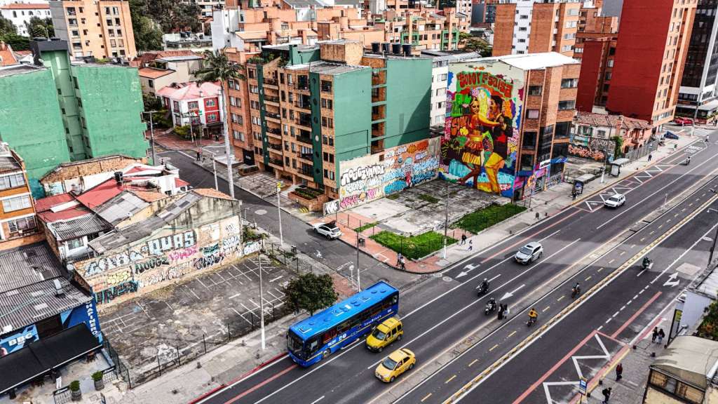 Predios de la carrera séptima con calle 57, en la localidad de Chapinero