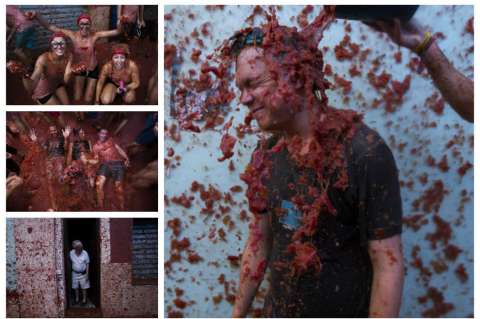 La Tomatina de Buñol, España