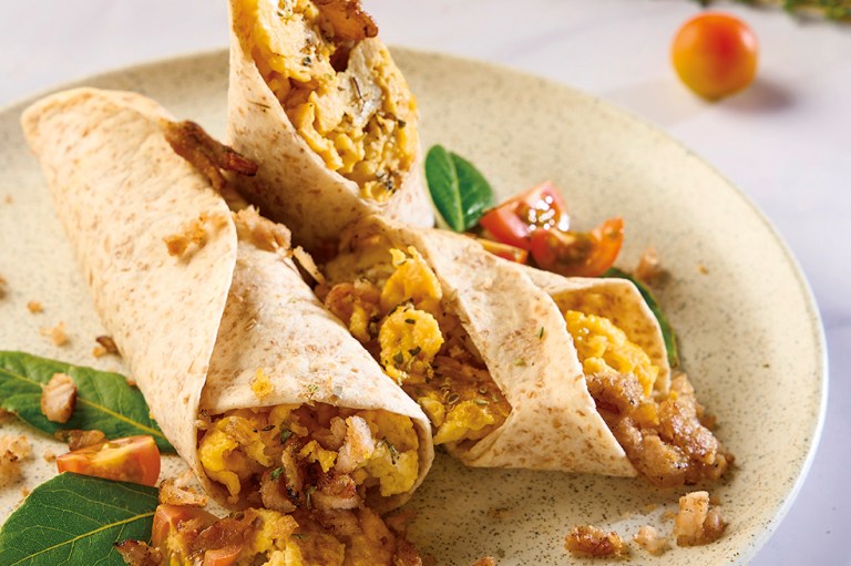 Receta de wrap, un plato delicioso para cualquier hora del día