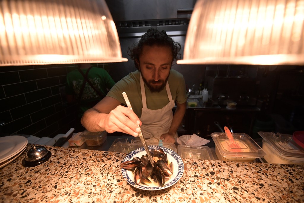 Chef bogotano del restaurante La Monferrina.
