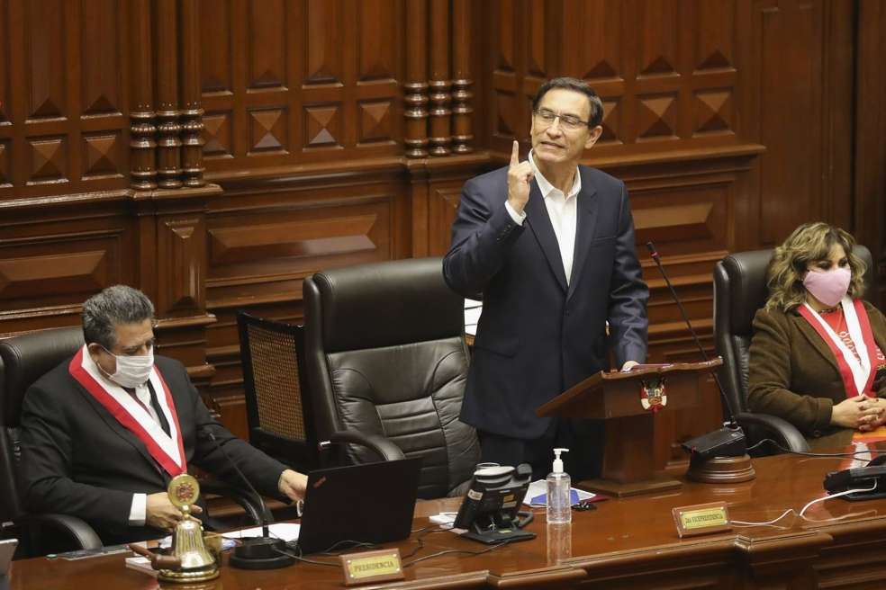Martín Vizcarra, Congreso, vacancia presidencial 2020